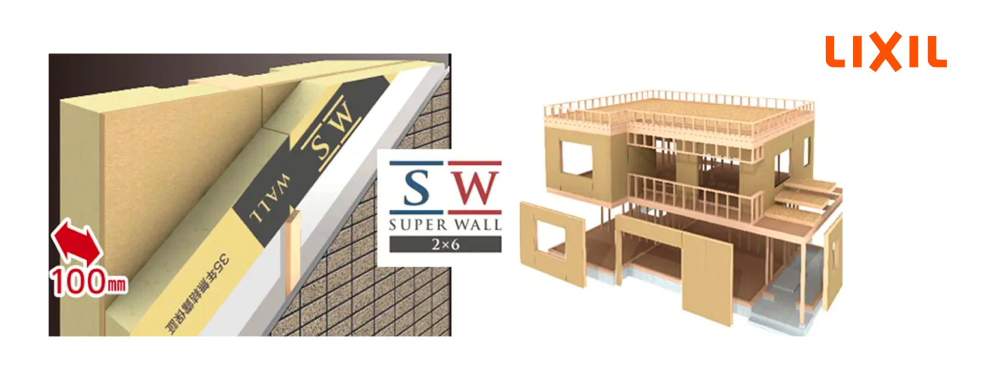 SW工法でUA値0.23w/m²・Kを実現