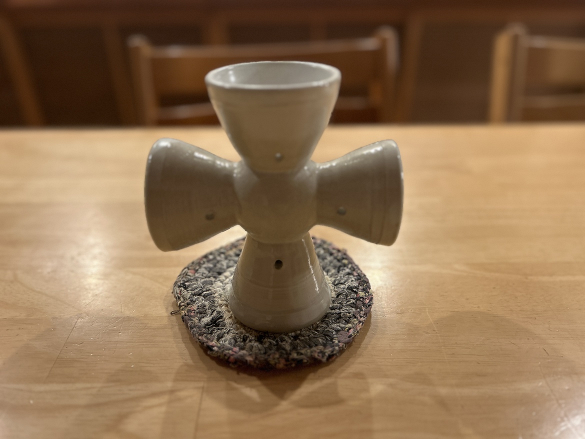 陶芸体験で作製したベル