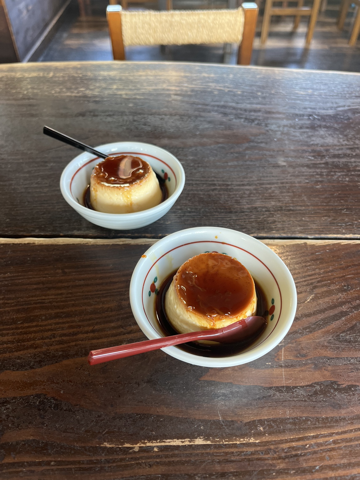 温泉卵のプリン