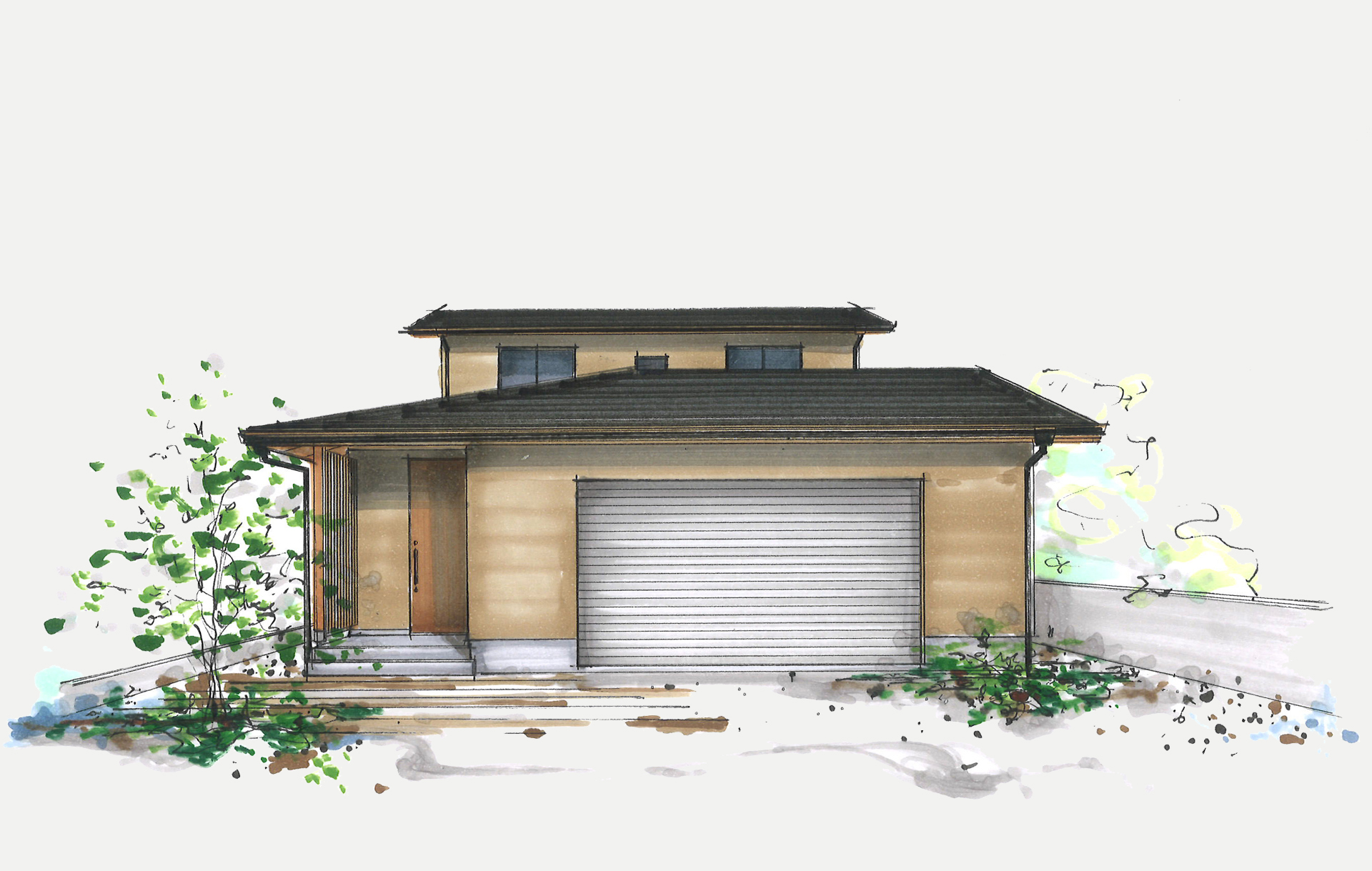 【予約制】約42坪 愛車と暮らす、ビルトインガレージが主役の家