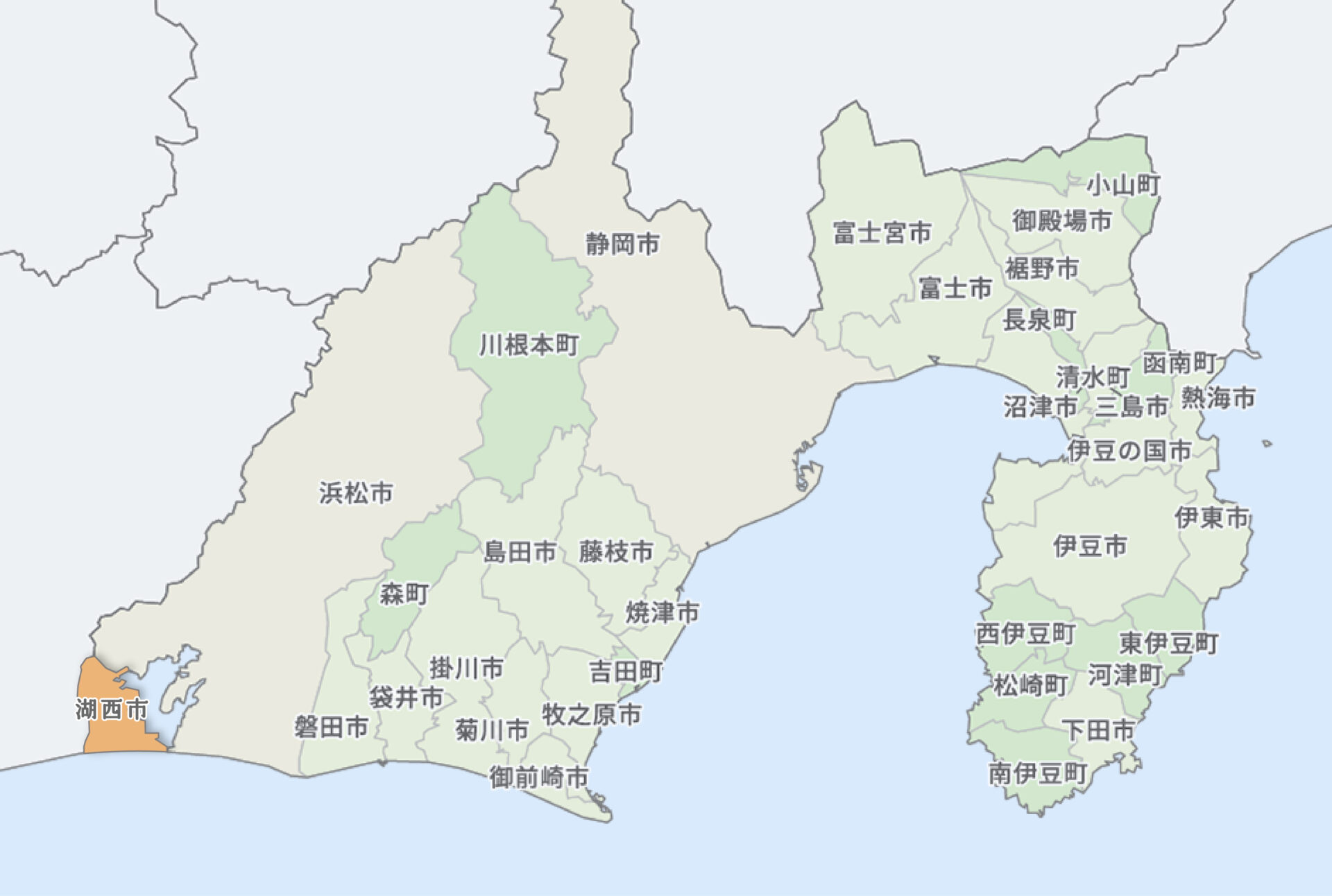 湖西市地図