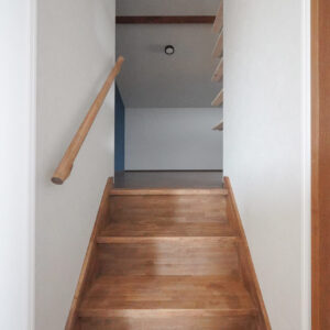 収納室に繋がる階段