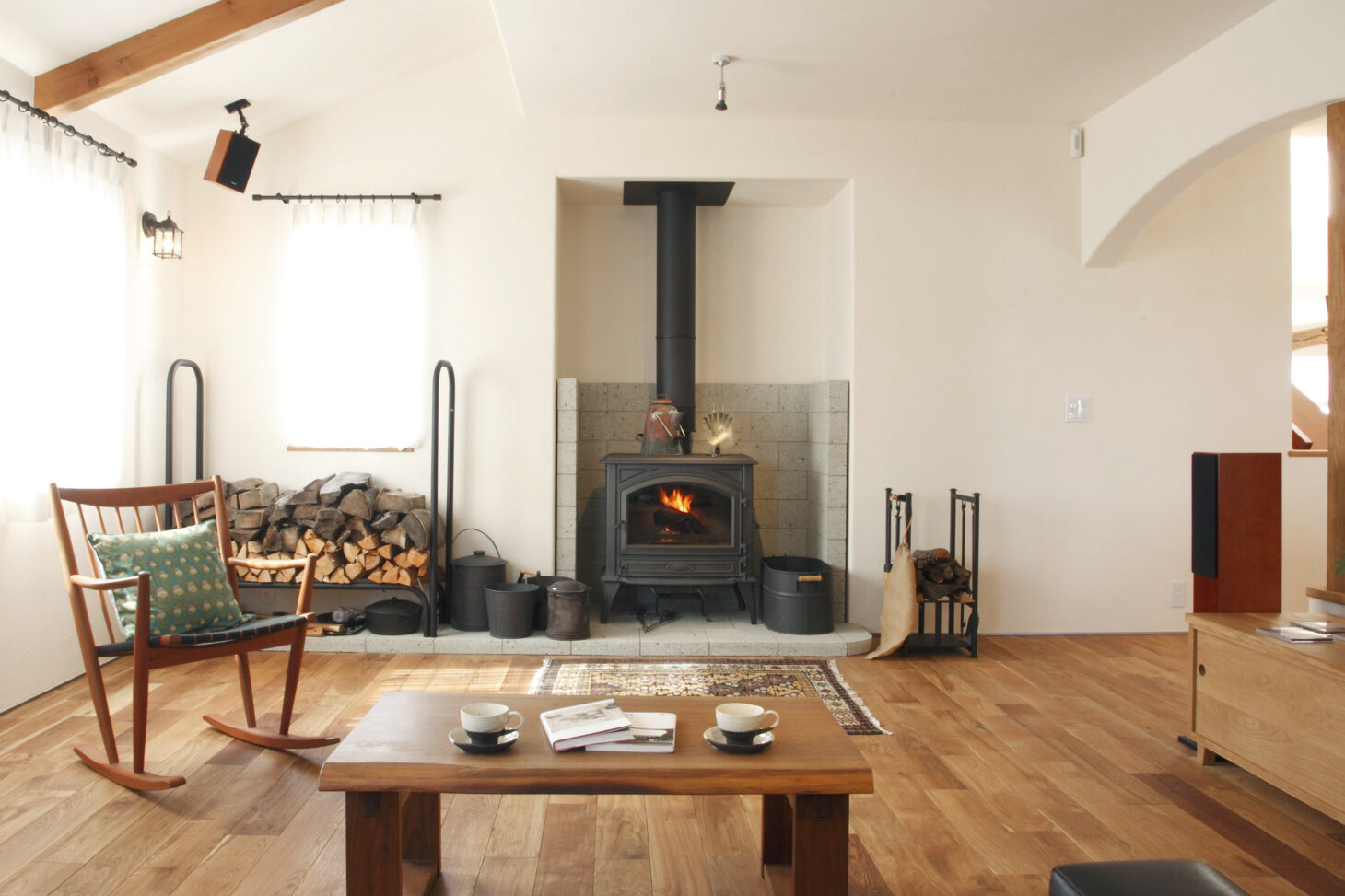 薪ストーブのある暮らし