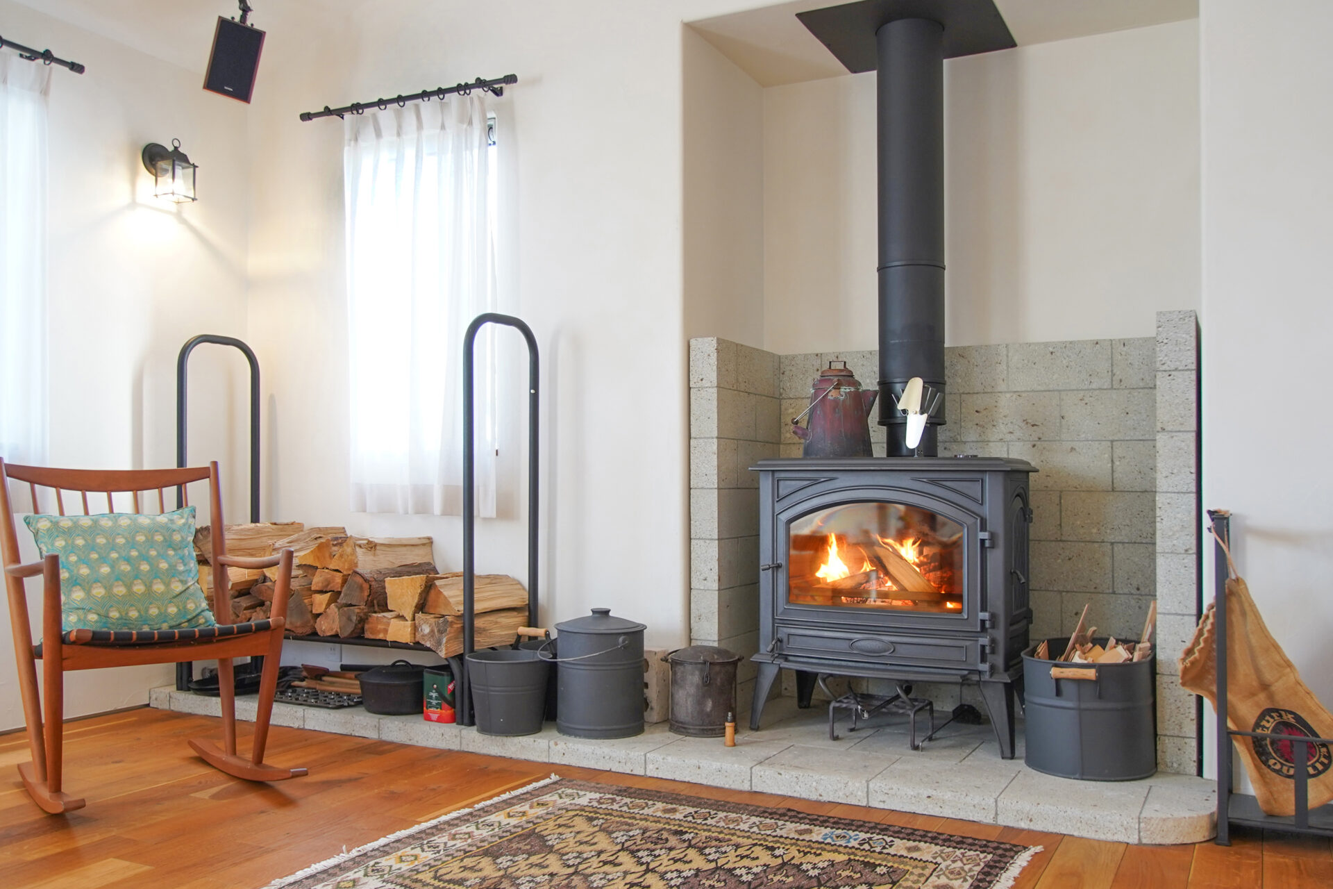 薪ストーブのある暮らし