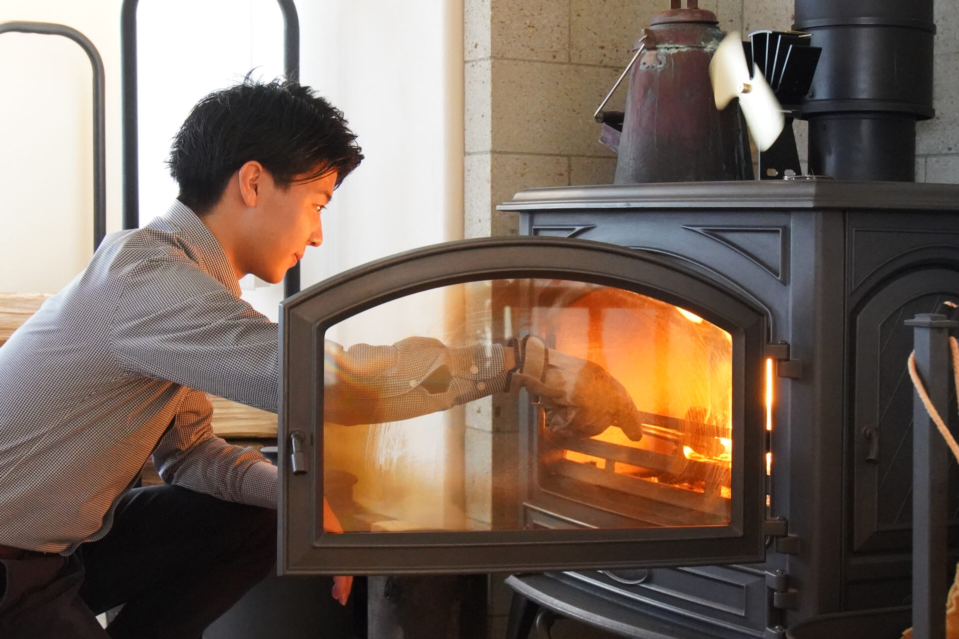 薪ストーブのある暮らし