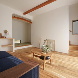 リビングから見る和室