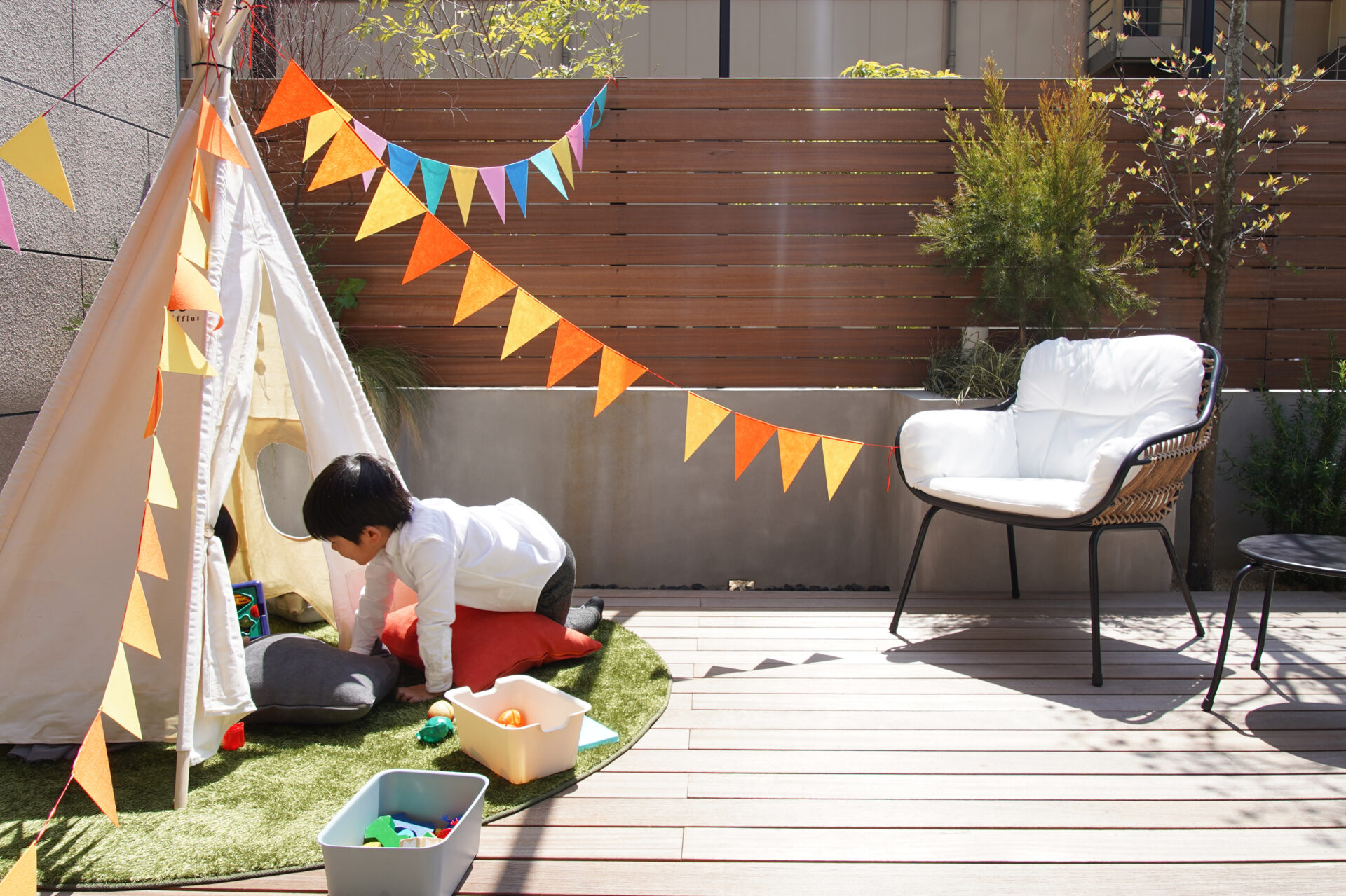 セランガンバツ材 ウッドデッキ