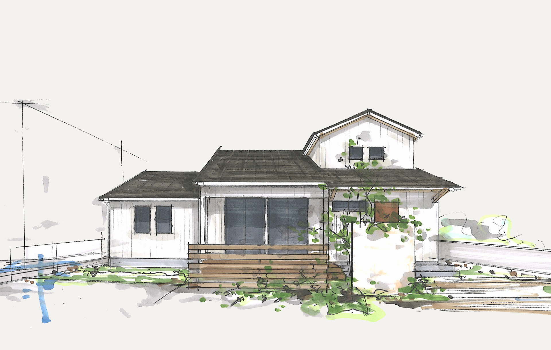 【予約制】約40坪 自然素材で仕上げた洋風のお家