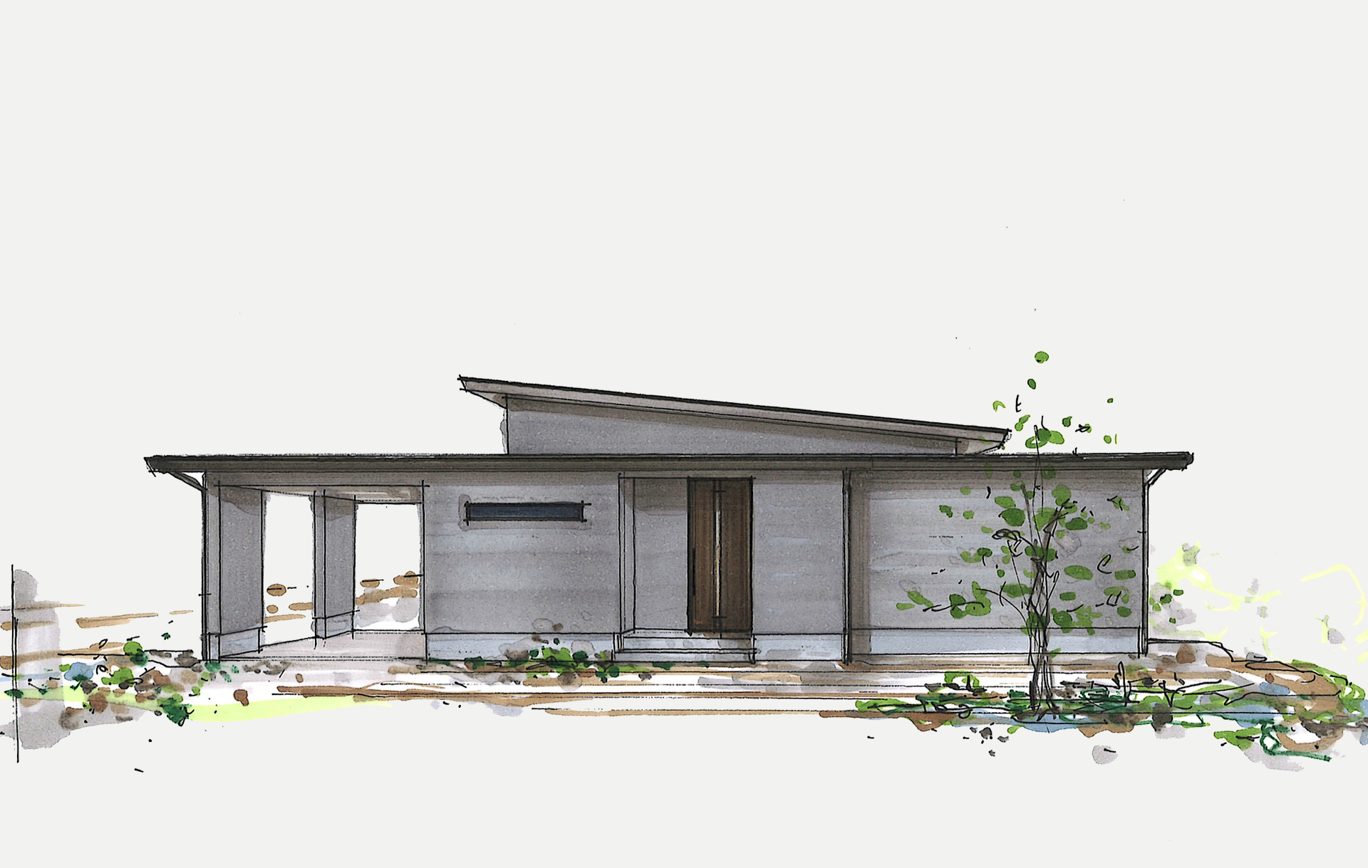 【予約制】約37坪　ガレージのあるモダンな平屋