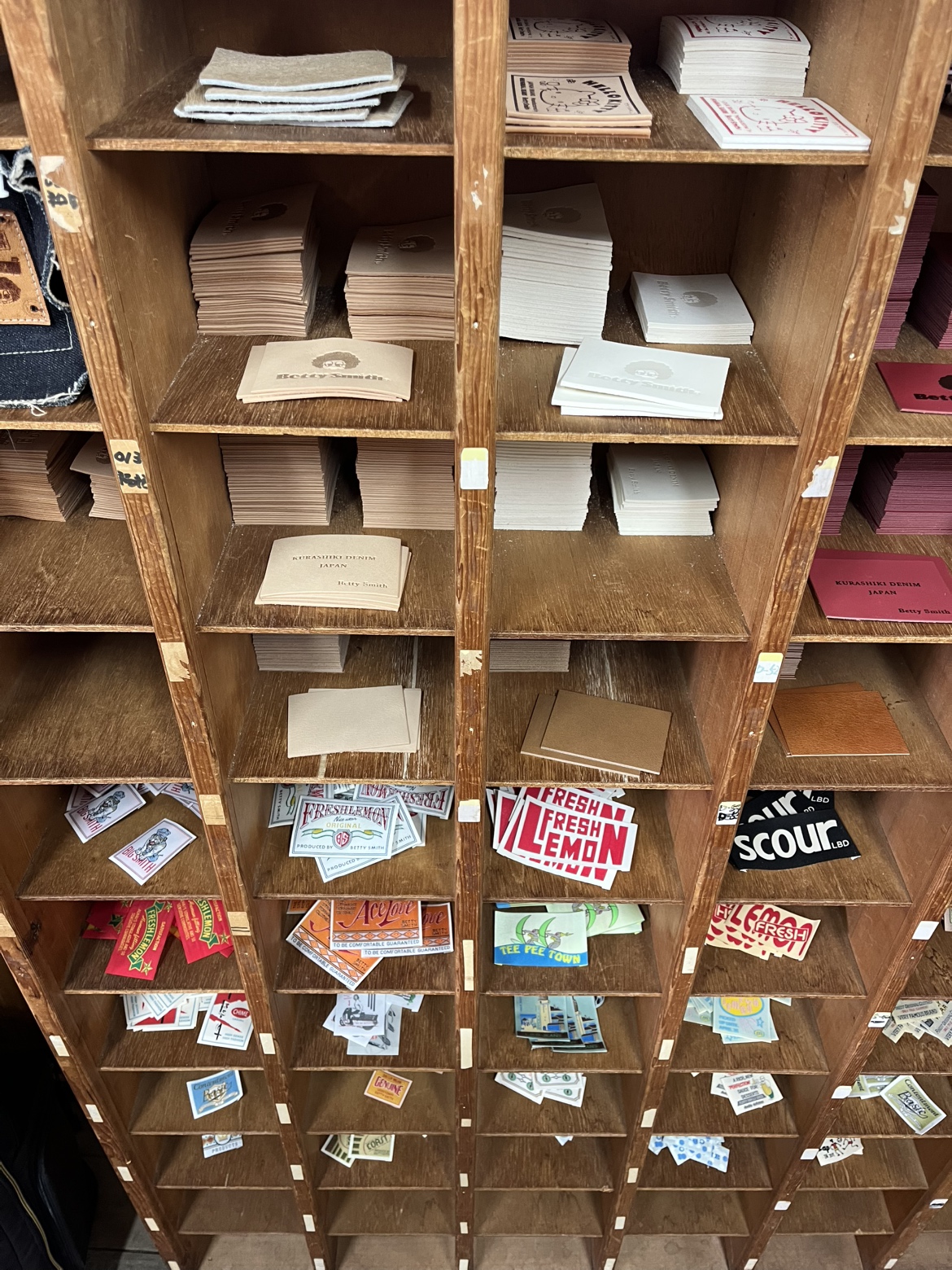 オリジナルデニムの制作過程