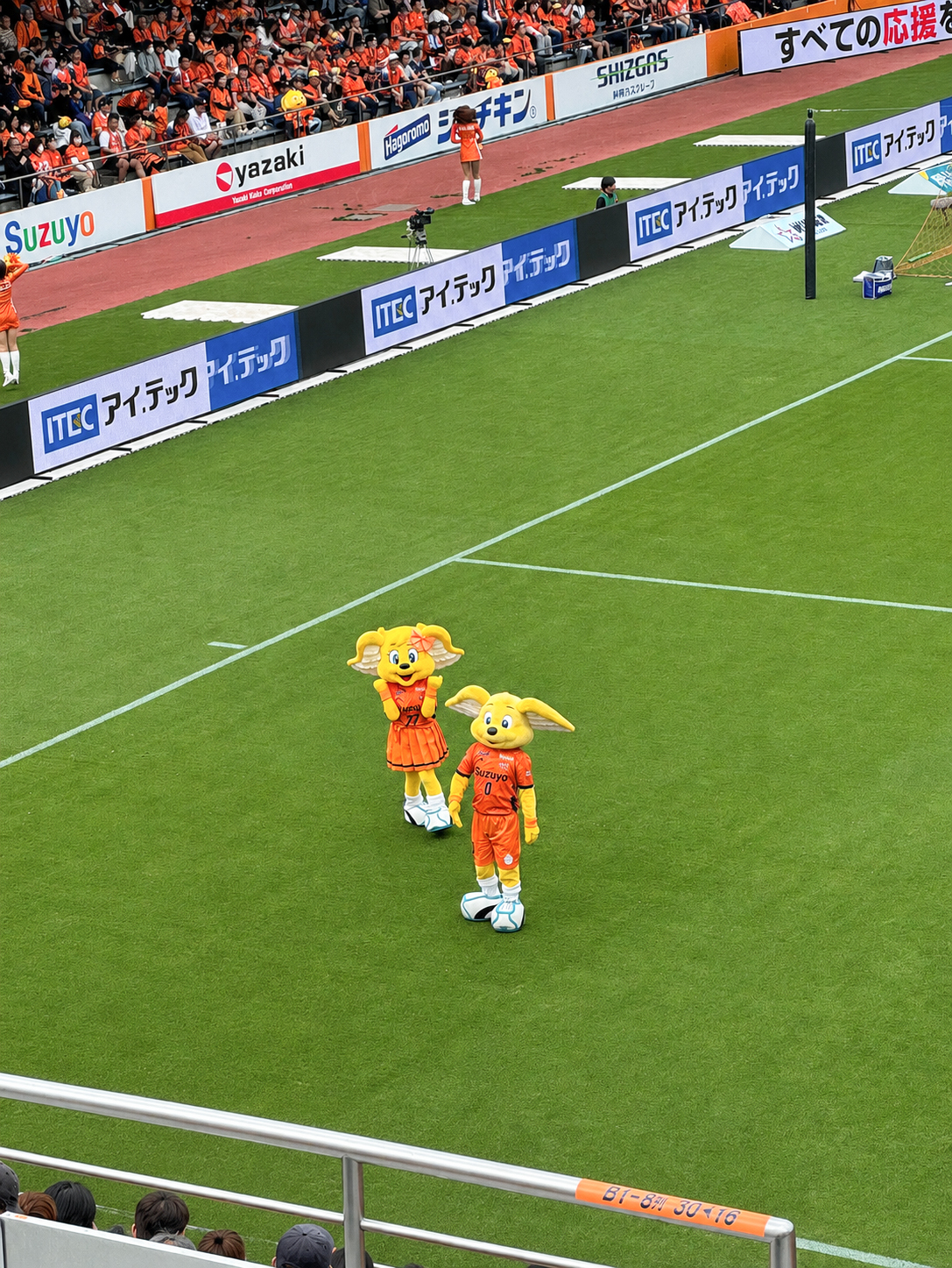 清水エスパルス試合の様子