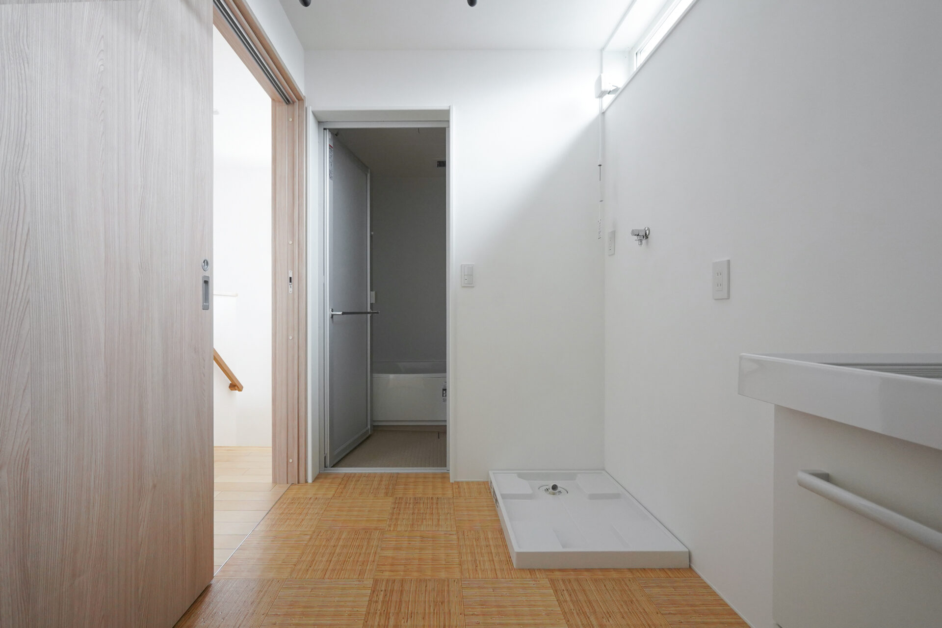 浜松注文住宅_洗濯脱衣室の施工事例